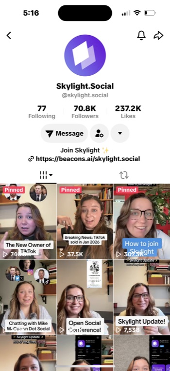70.8K TikTok followers